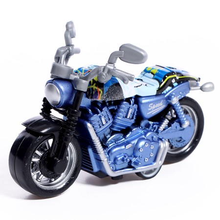 Metallic motorcycle "Chopper", color mix-8
