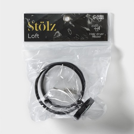 Holder for the hair dryer Stölz Loft Basic, black color-7