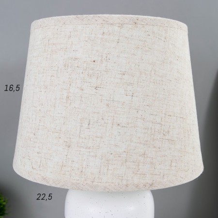 Table lamp 530221/1 E14 40W white 22.5x22.5x36 cm Risalux-4