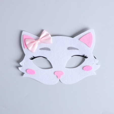 Carnival mask "cat" felt-1