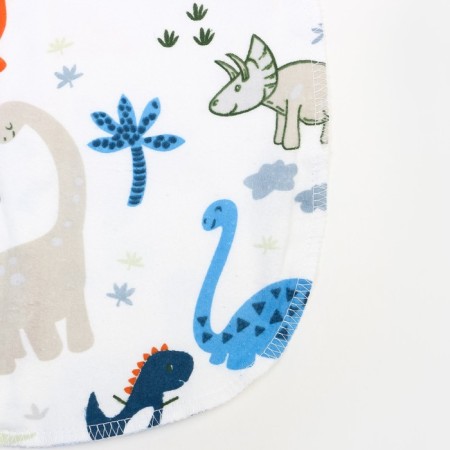Dinosauric diaplane diaper, flannel 170 g/m, cotton 100%, height 62-4
