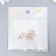 Decor for creativity Metal "Leaf with droplets" rhinestones, gold set 4 pcs 2x1 cm