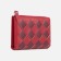 Women's wallet on a magnet, burgundy color