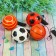 Sports ball, soft, elastic band, Mix colors