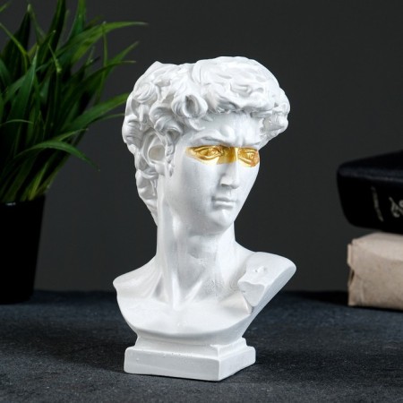 Vase "Bust of David" Pearl, 17x9x10cm