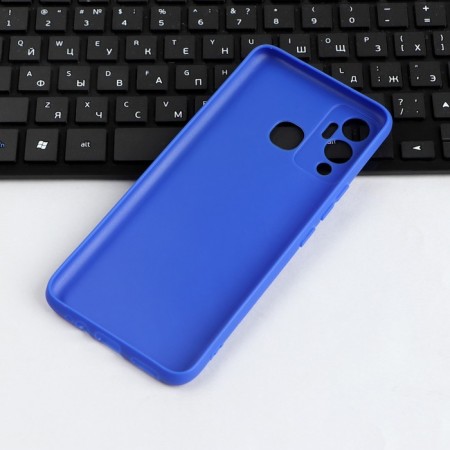 Red Line Ultimate Case, for Infinix Hot 12 Play, silicone, blue-2