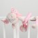 Stretching - spiral with toys arc on a stroller / crib for babies 0+ "Elephant Pink", crumb me