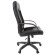 Armchair for the head of Brabix Strike EX-525, black eco-leather, black fabric TW