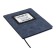 School diary for grades 1-11, solid cover, artificial leather, applique, pancake embossing, metal scenes, silk-screen water, lies, 48 ​​sheets, block 80g/m2, blue