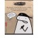 A notebook 48 sheets in the line school memasics "Literature", cover coated cardboard, embossing canvas, OFSET block