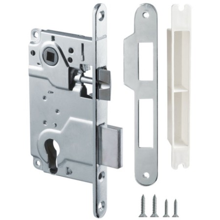 Crystal Castle Armadillo LH 25-50 CP Box, under c/m, 1 crossbar+latch, o/p, color chromium