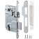 Crystal Castle Armadillo LH 25-50 CP Box, under c/m, 1 crossbar+latch, o/p, color chromium