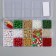 Glass beads 6/0, 8/0 in the box "New Year" beads and brushes 10x17.5x2 cm