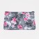 Cosmetic bag with lightning, black color
