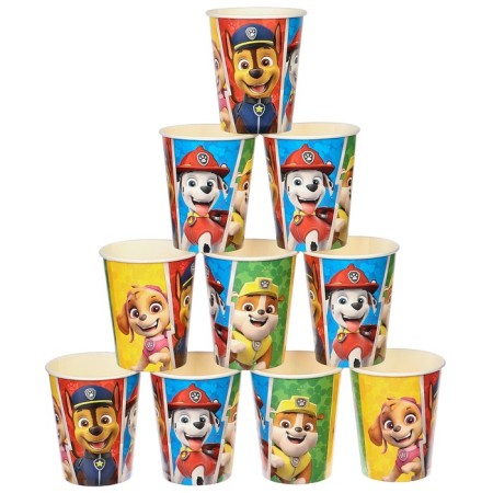 Paper glass "Happy Birthday!", 250 ml, puppy patrol-6