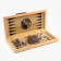 Board game 3 in 1 "Russia and America": chess, checkers, backgammon, wood, 50 x 50 cm