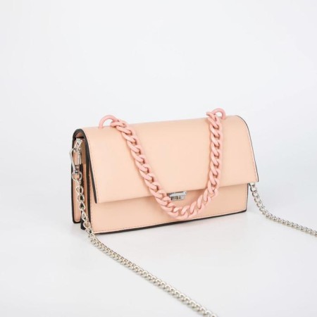 A chain for a bag, plastic, 17 × 23 mm, 120 cm, beige color-2