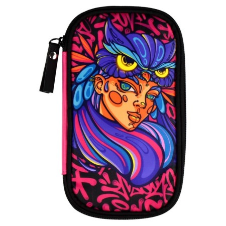 Penal 1 section 110 x 200 mm, textile, Phoenix "Owl Girl"-2