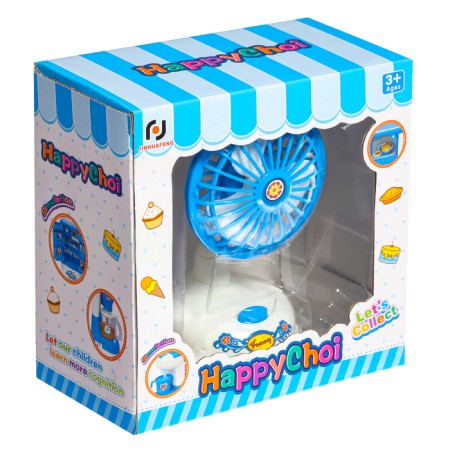 Household appliances "Fan", works from batteries, color mix-12