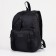 A backpack with a zipper, "saxi", outer pocket, black color
