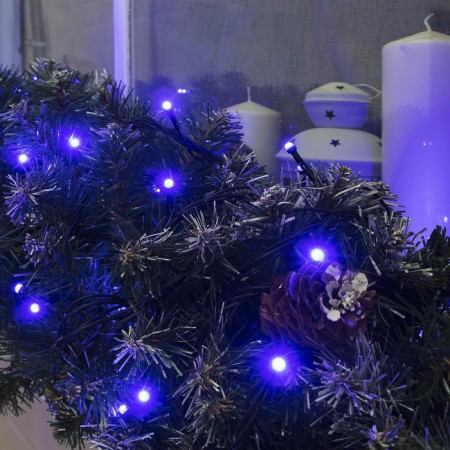 Garland “thread” 10 m, IP44, UMS, dark thread, 72 smd-led, blue glow, 220 V-3