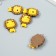 Decor for creativity plastic "Brave lion with a loop" 0.8x2.3x3 cm