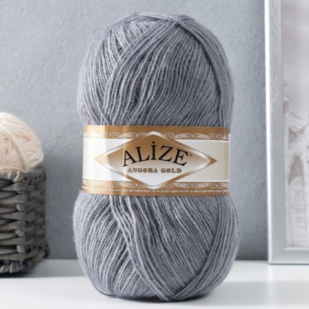 Yarn "Angora Gold" 20% wool, 80% acrylic 550m/100g (87)