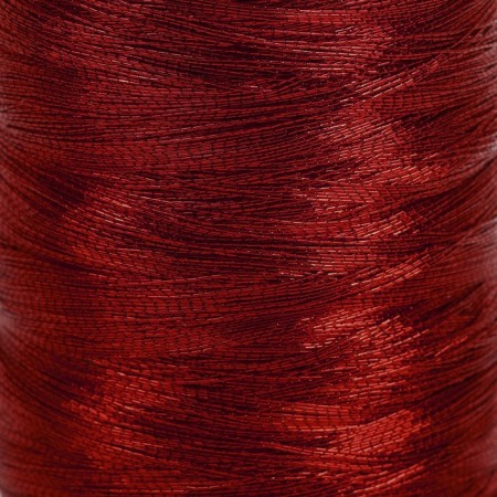 Metallized thread, 91 ± 1 m, 6 pcs, red color-1