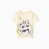T-shirt for a girl, color is light beige, height 86 cm