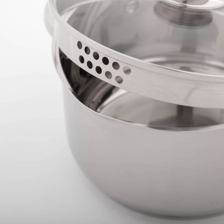 Magistro klimena stainless steel pan, 3.5 l, lid-durglang, plum nose, capsule, induction-2