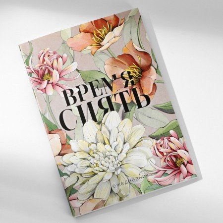 Diary in the thin cover A5, 80 liters "Time to shine"-3