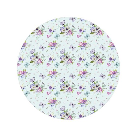 Pareo and beach rug "Tenderness", d = 150 cm-1