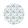 Pareo and beach rug "Tenderness", d = 150 cm