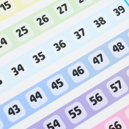 A set of training posters “prepare for school”, 10 in 1, A4-19