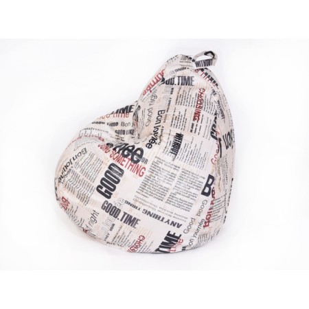 The junior chair, size 75x100 cm, velor, newspaper-2