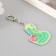 Acryl keychain "Serpent with heart" 6x4.5 cm