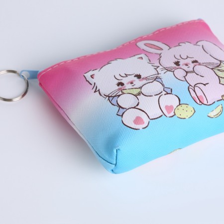 Monetnik's wallet with a zipper, color mix-3