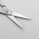 Scissors are manicure, straight, 9.5 cm, matte silver color, b-105-d-l