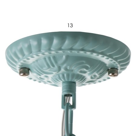 Luracia chandelier 6he27 40W green-white 77x77x37-72 cm Bayerlux-5