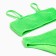 Swimsuit female separate minku plain color green, size 48