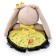 Soft toy "Bunny Mi in the Sunflower Supervision", 15 cm