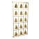 Decor wall metal "bells" 15 bells gold 97x50.5x10 cm