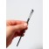 Brush d/makeup d/eyebrows, eyeliner 14 (± 1) cm nylon plastic black bag QF