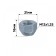 Nut of SkyWay cone, M12x1.25 Open 16mm, key 21mm, zinc, set 20 pcs