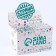 New Year's clap of pneumatic rotary "Happy New Year!" (confetti+ foil), 15 cm.