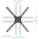 Wall bracket for LED/LCD TVs Kromax Corbel-7