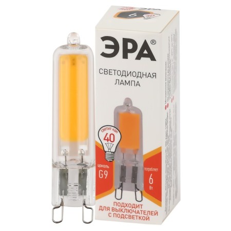 LED LED era Standard "Capsula", 6 W, G9, 480 lm, 2700k, glow warm white-1