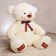 Soft toy "Bear Amur", 150 cm, milk color
