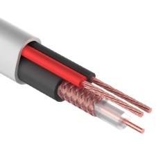 Bay Cable KVK-V-2+2x0.75 mm² (CU/CU) White, 200 m, rexant