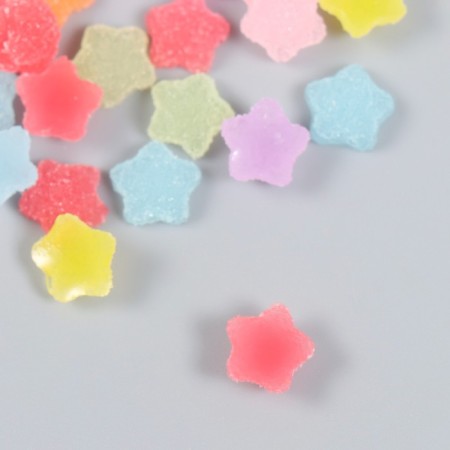 Decor for creativity Plastic "Star-MARMELAD" set 30 pcs mix 1x1x0.5 cm-2